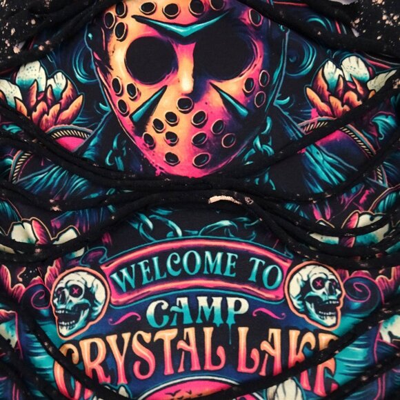 Michael Myers t-shirt Small ****READ DESCRIPTION!!!**** Cut Out Bleach Halloween - Picture 12 of 12